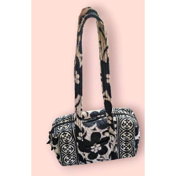 Vera Bradley Night & Day Retired Pattern Small Duffle Bag lots of pockets Purse - Picture 13 of 14